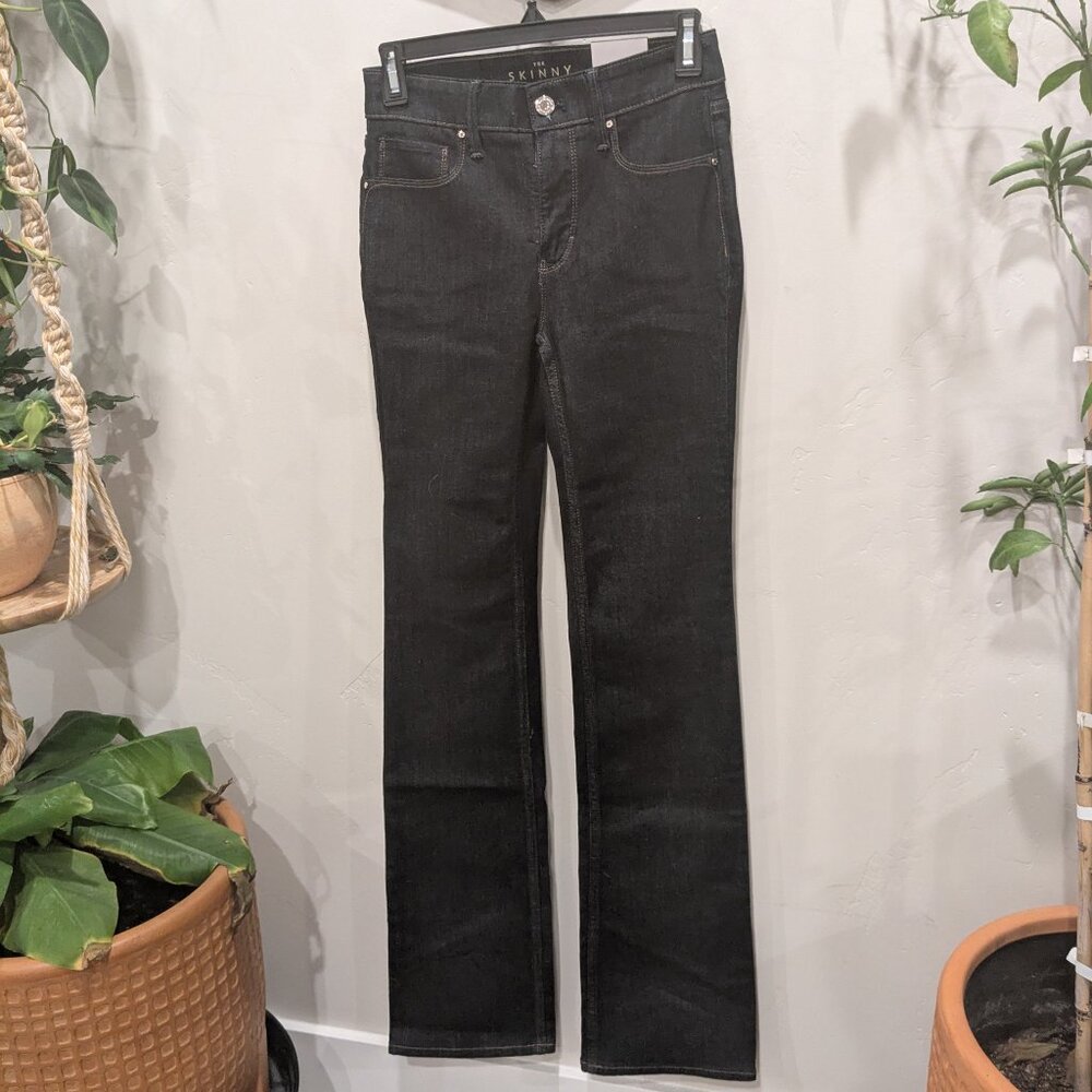Skinny flare dark denim jeans WHBM